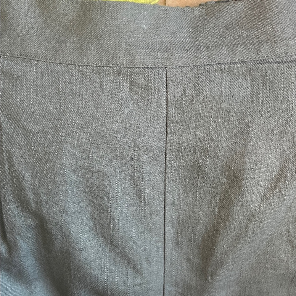Madewell Clean Pull-On Linen/Cotton Shorts in Architect Green Size XL - Picture 11 of 13